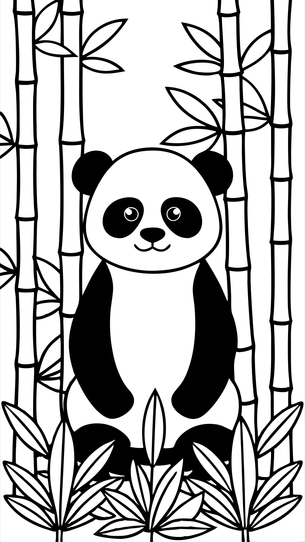 pages de couleur panda